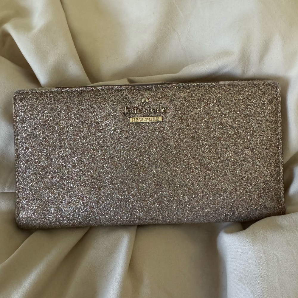 Kate Spade Sparkling Wallet - pink